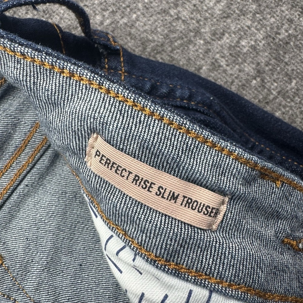 Dark Blue Flare Jeans - Women - Picture 5 of 16
